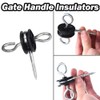 T&F tooloflife 5pcs Electric Fence Gate Handle Insulators Anchors Tape