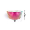 Gcardist 300-Count Cupcake Liners Standard Cupcake Cups 6 Gradient Design