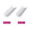 Volume Eyelashes, C Curl, 0.07 mm, 8–14 mm, 5D Lash