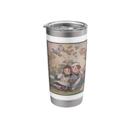 Raggedy Ann & Andy in The Flower Garden Stainless Steel Insulated Tumbler