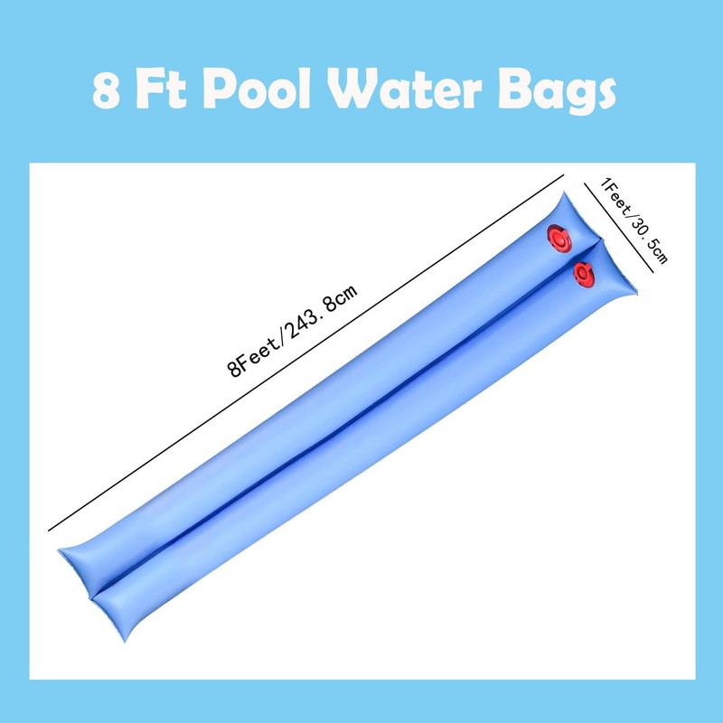 Pool Water Bags for Inground Pool Cover Double Chamber Pool
