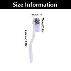 2 Pcs White Small Washing Up Brush, Versatile Washing Up Brushes For Kitchen, Cleaning Brushes Kitchen Scrub Brush, Angle Cleaning Brush, For Cleaning Dishes