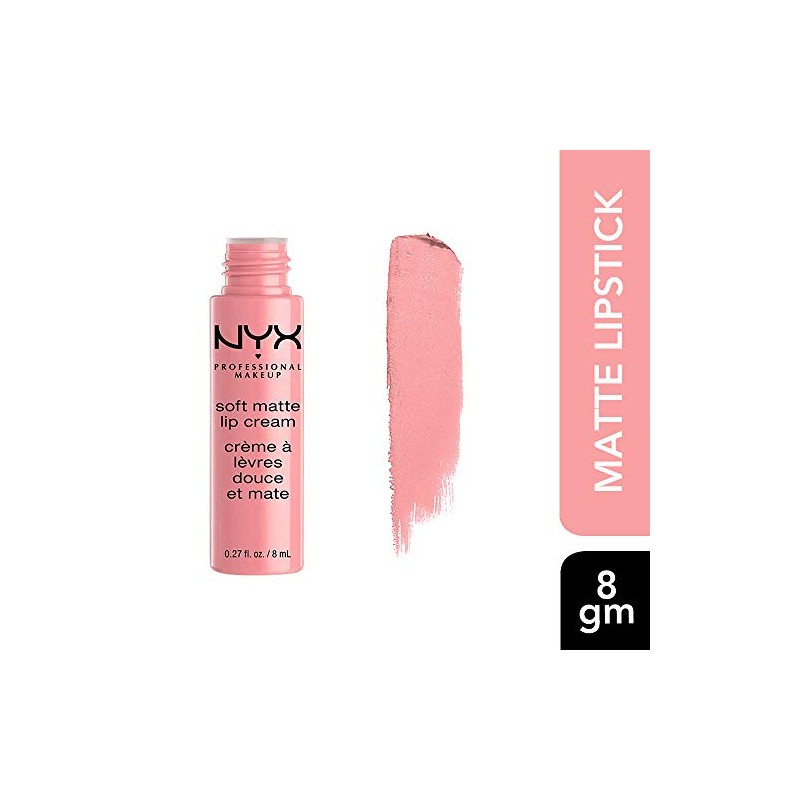 NYX Professional Makeup, Soft Matte Lip Cream, Labial Mate, Tono