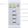 Replacement Remote Control for R.W.Flame Electric Fireplace RFH-4001LB,RFH-4201LA,RFH-4201LB,RFH-4201LC,RFH-4801LA,RFH-4801LB,RFH-5001LA,RFH-5001LB,RFH-5001LC,RFH-6001LA,RFH-6001LB,RFH-6001LC