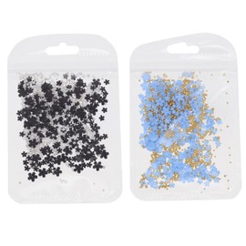 Vaguelly 200-Piece Set of Acrylic Nail Art Flowers Replaceable Delicate Charms for Nail Decoration Suitable for Supplies