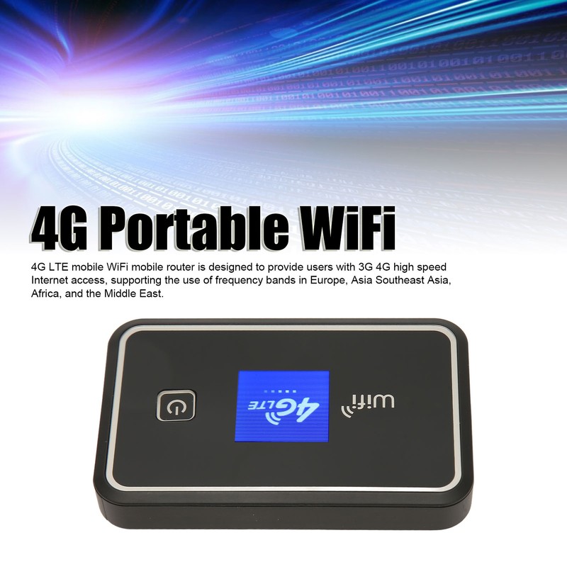 4G LTE Mobile Hotspot Router Multifunction High Speed Supports Memory