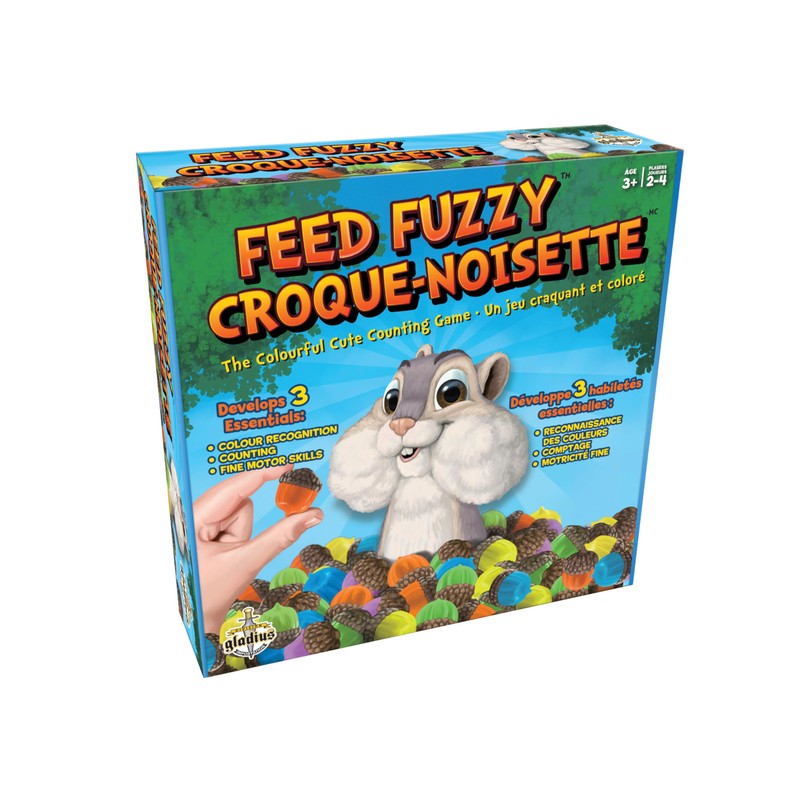 Gladius Feed Fuzzy - A Nut-Gathering Game for Kids, Encourages