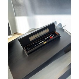 Isimli Tesbih - Gebetskette mit Name für Gebet und Meditation, Geschenk für Fussballfans, 33 Gebetsperlen mit Wunschnamen und Gravur, Handgefertigt in Deutschland direkt aus Offenbach