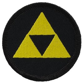 The Gold Triangles Patrol Patch (Black) - 2" Diameter Round Embroidered Patch (Sew-on)