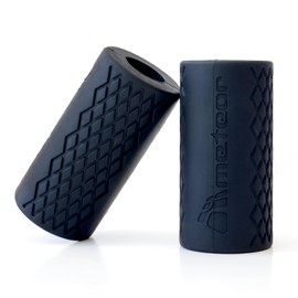 Meteor Essential Dumbbell Grip, Barbell Grip, Barbell Pad, Fat Grip, Weightlifting Pad, Slilcone Non-Slip Protective Pad for Palms