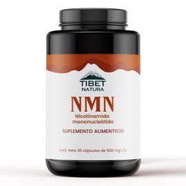 NMN 500 mg - Nicotinamida Mononucleótido- Suplemento Alimenticio - 30 Cápsulas – Sin Azúcar ni Sodio - Vitamina B3 - Compatible con NAD+