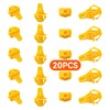SECLUDE 20PCS Bumper Moulding Fastener Rivet Radiator Grille Clip Replace