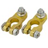 Ampper Brass Battery Terminal Connectors, Top Post Battery Terminals Connector