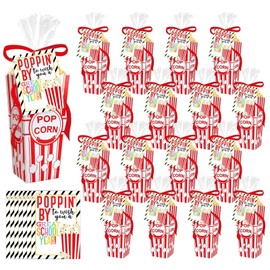 Gosodeny 12 Set Valentine's Day Gifts Includes Popcorn Boxes with Inspirational Cards Back to School Student for Student from Teacher Classroom Prizes