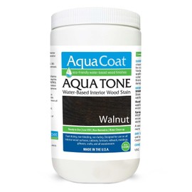Aqua Coat Aqua Tone Water-Based Wood Stain (Quart, Walnut)