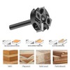 YINUOTOL 1/4" Shank 1" Cutting Diameter Spoilboard Surfacing Router Bit
