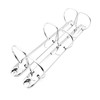 Shuokecrafts 2Pack Letter Size 3 D-Rings Binder Mechanism Without Trigger,