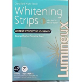 Lumineux Teeth Whitening Strips 42 Strips (21 Treatments-EX-<wbr/>08/25 NEW SEALED