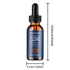 It's Gift Month Clove essential oil is an essential oil that improves skin radiance, provides damage repair benefits, is anti-aging and has a natural, organic scent.Parents' Day, Teacher's Day, 60ml, 1 piece, 60ml / 선물의달입니다 정향 에센셜 오일은 피부 윤기를 개선하고 및 손상 복구 효과를 제공하며 노화 방지 및 천연 유기농 향을 지닌 에센셜 오일입니다. 어버이날 스승의날, 60ml, 1개, 60ml