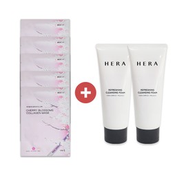 Hera Changwon's Spring Mask Pack (5 sheets) + Hera Refreshing Cleansing Foam (2 pieces 50ml) given away / 창원의 봄 마스크팩 5매 + 헤라 리프레싱 클렌징 폼 50ml 2개 증정