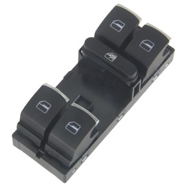 Sianxaido 5K4959857 Master Power Window Switch Compatible with CC 2012-2017 Golf GTI 2010-2014 Jetta 2011-2018 Passat 2012-2018 Passat CC 2012