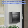KYODOLED Steel Key Lock Mail Boxes for Outside, Locking Wall
