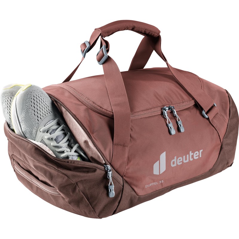 deuter Unisex Adult 35 Duffel Bag, Caspia-Raisin, 35 L