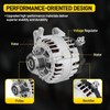 120A High Output Alternator Compatible with Nissan Rogue/Xtrail 2014-2020 L4
