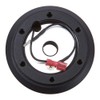 KYOSTAR Black Aluminum Steering Wheel Short Hub Adapter Quick Release