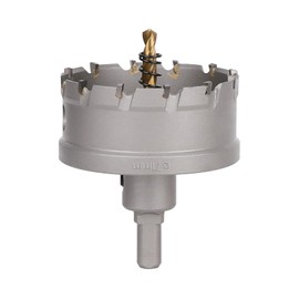 Vearter 71 mm Carbide Hole Saw, TCT Hole Drill Bit with Pilot Drill, Carbide Drill Bit for Metal, Stainless Steel, Mild Steel, Aluminium, Copper, Iron, Plastic, Fibreglass