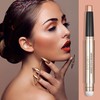 Wismee Champagne Shimmer Eye Shadow Stick Makeup, Multi-Purpose, Lightweight, Convenient,