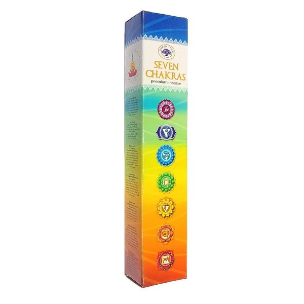 Green Tree Incense Seven Chakras Set of 7 x 5