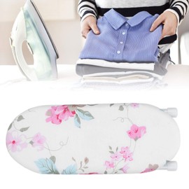 Small Ironing Board, Folding Sleeve Cuffs Collars Ironing Table Space Saving for Home, Craft Room, Travel Use (Flower Pattern 1)