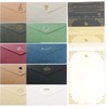 SYOUGO Letter Set, Envelopes, 10 Colors, Stationery, Letters, Kraft Paper,