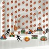 Fullhawl 12 Pack Football Garland Banner Football Party Hanging Decorations