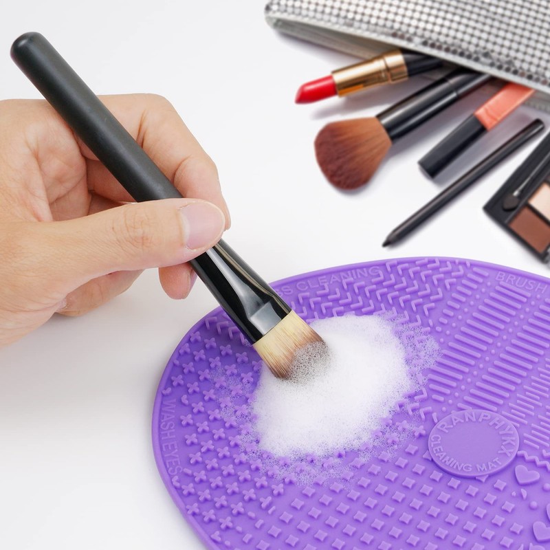 Makeup Brush Cleaner Mat Silicone Brush Cleaning Mat Big Size