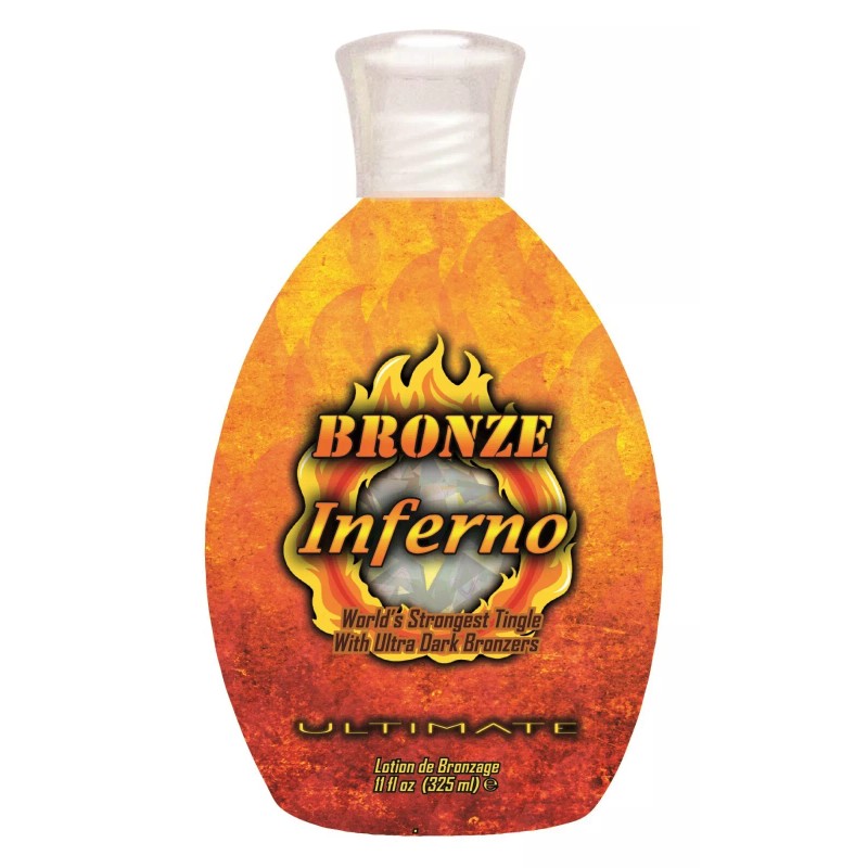 Ultimate BRONZE INFERNO Tingle Bronzer Tanning Lotion 11 oz.