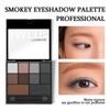 Professional Smokey Eyeshadow Palette For Women - Matte, Long Lasting