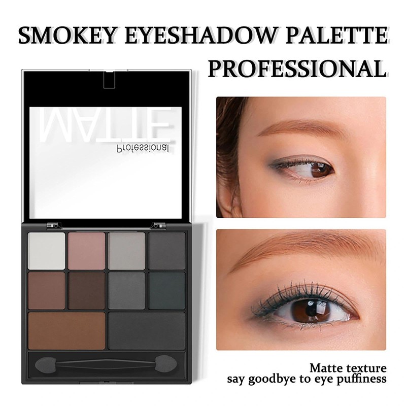 Professional Smokey Eyeshadow Palette For Women - Matte, Long Lasting