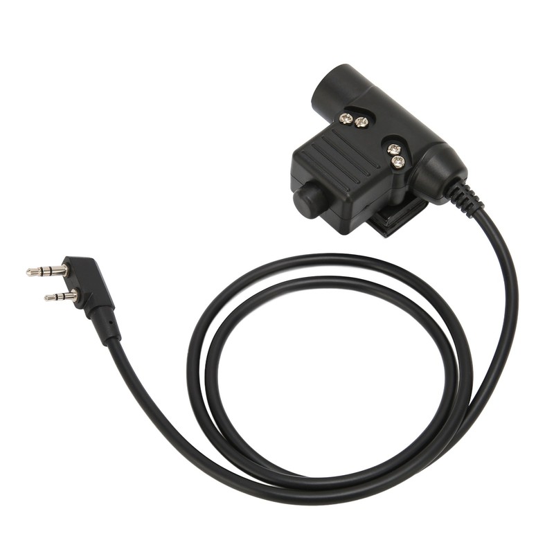 U94 PTT System Military Adapter 2 Pin 3.5mm Headset Adapter