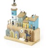 SiL Interiors Nautical Seaside Village Houses Wooden Ornament
