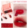 Lip Tint Stain Set, 6 Colours, Long Lasting Waterproof Lip