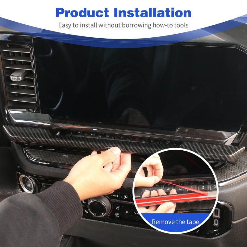 PDKLIN for Silverado Dashboard Panel Trim Compatible with Chevy Silverado