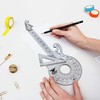 Suck UK Rockstar Ruler, 15 cm Ruler, Protractor & 60°