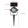 Outdoor Waterproof Solar Panel Festival LED Fairy Spotlight Projector Lamp