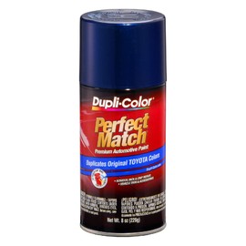 Dupli-Color EBTY16237 Perfect Match Automotive Spray Paint – Toyota Dark Blue Pearl, 8P4 – 8 oz. Aerosol Can