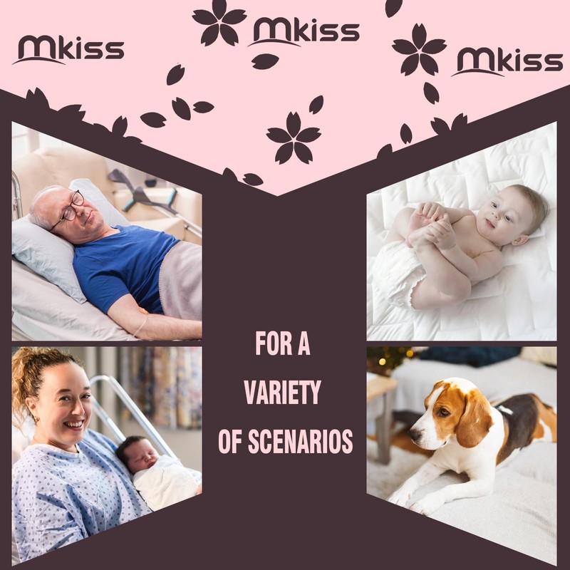 MKISS Heavy Duty Incontinence Underpads, 36" x 44", 40 Count-Super
