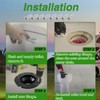 3" Socket Floor Flange RV Toilet Flange Compatible with Dometic/Sealand