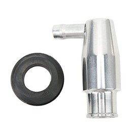 Válvula PCV, 8489 6008 Compatible con y Otros Modelos de Automóviles, Cubierta de Válvula PCV de Aluminio de 3/4 Pulgadas con Arandela de Goma