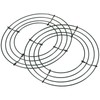 MOUYAT 20 Pack 8 Inch Wire Wreath Frame, Round Green